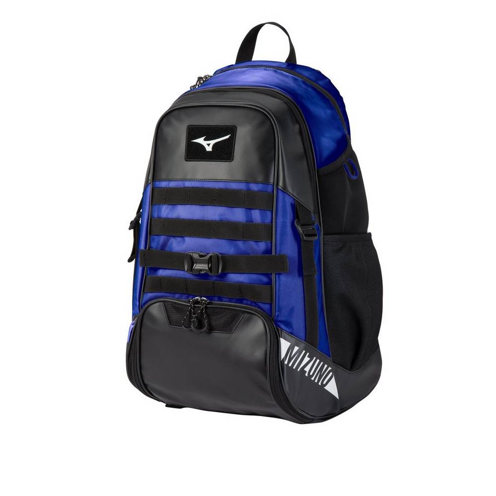 Mens Mizuno MVP X Baseball Backpack Black/Royal Philippines (YDEVMZ574)